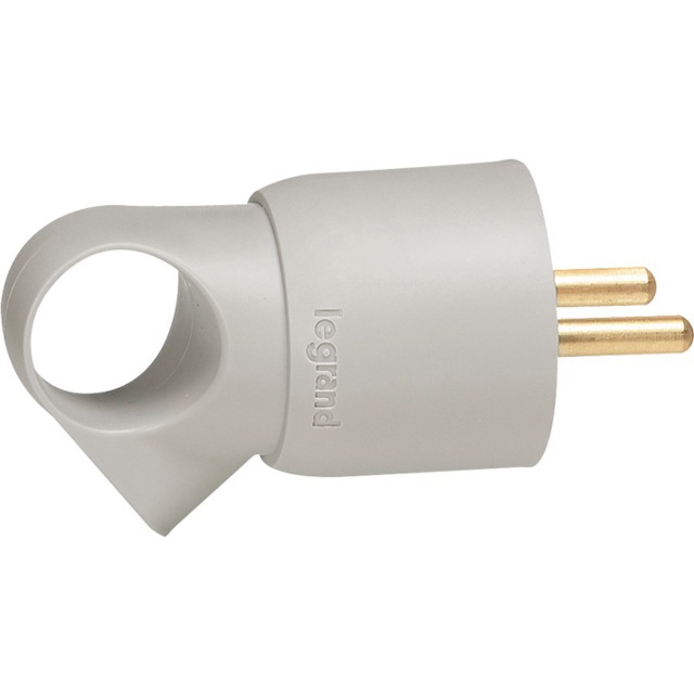 Fiche 2P+T 16A FR Anneau Gris référence fournisseur 2125019